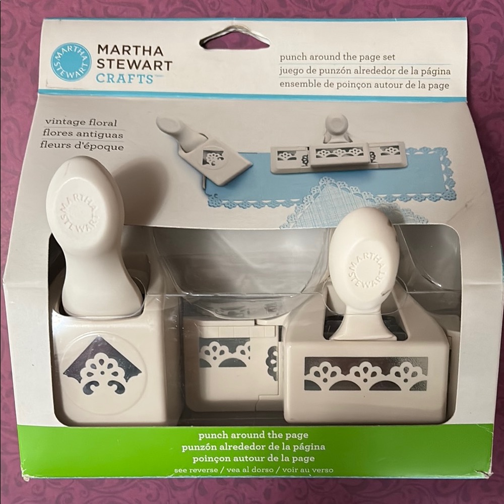 NEW Martha Stewart punch around the page set.